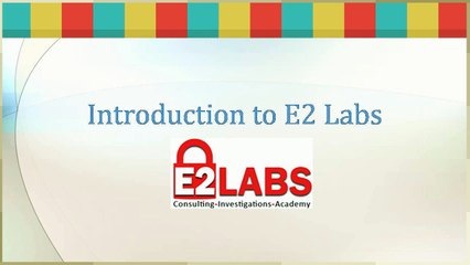 Introduction to E2 Labs
