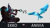 Ekko vs Anivia - TSM Bjergsen KR LOL Diamond