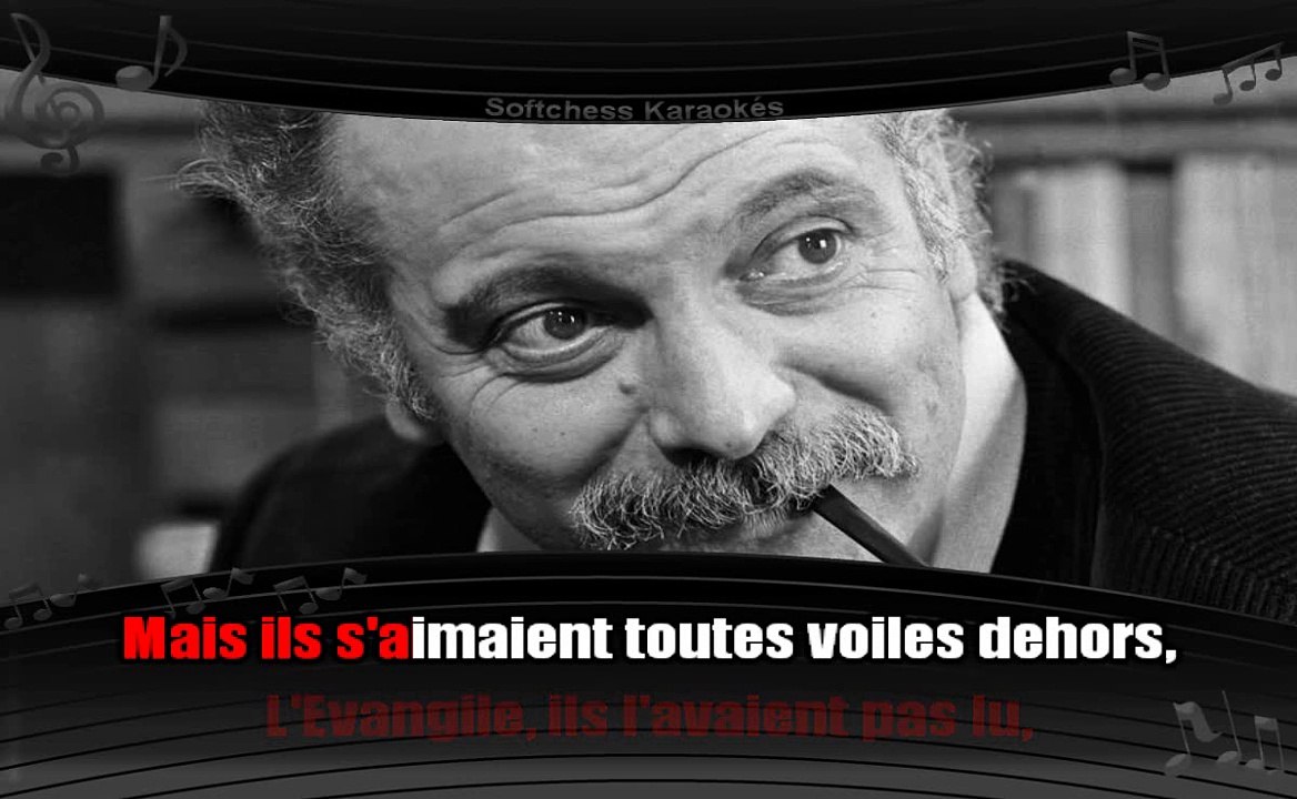 Karaoké Georges Brassens - Les copains d'abord