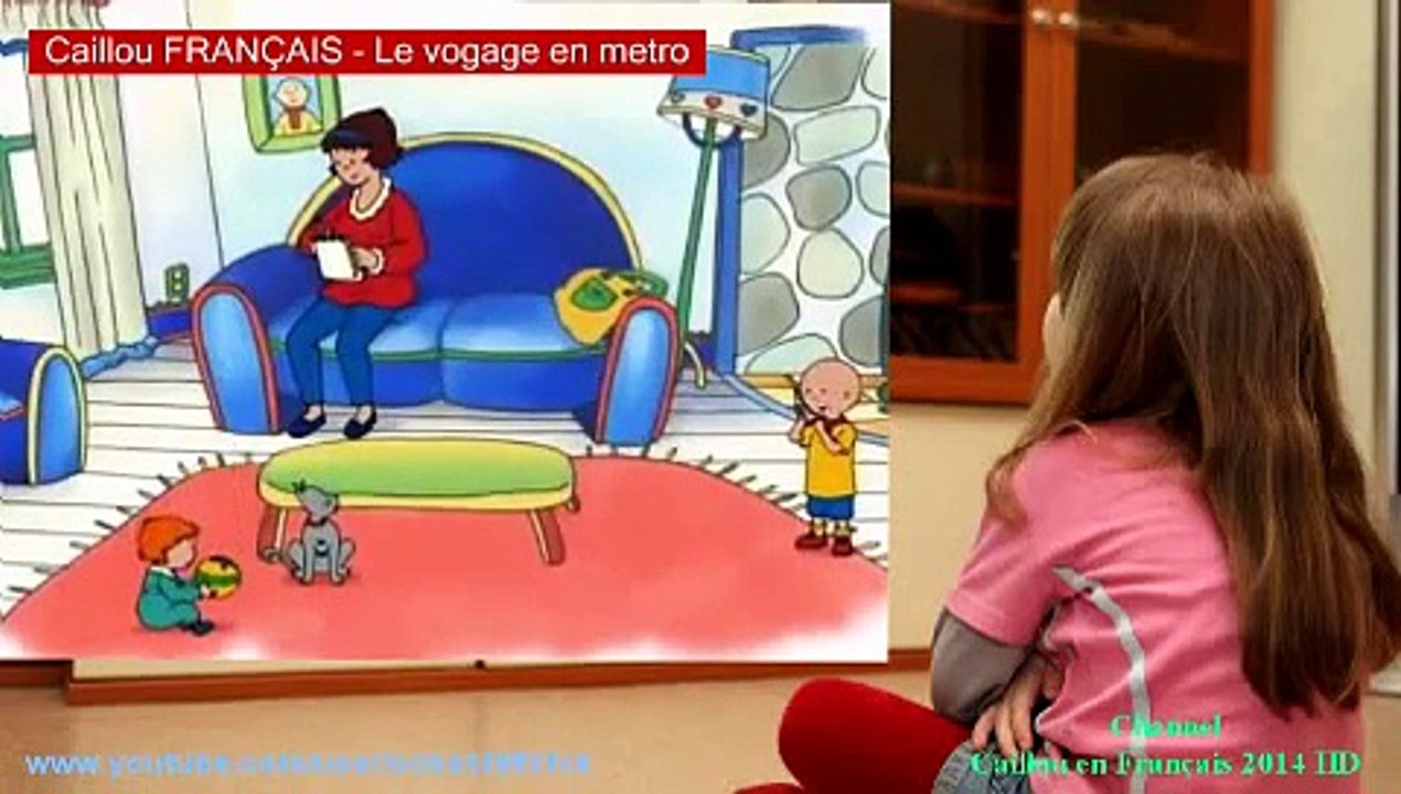 Caillou FRANÇAIS - Le vogage en metro - Video Dailymotion