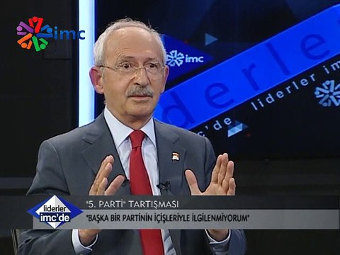 Kemal Kılıçdaroğlu imc tv'de gazetecilerin sorularını yanıtladı