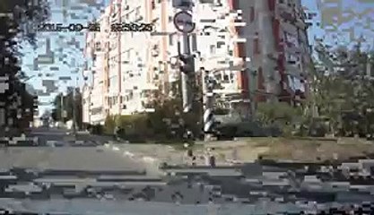 full speed against a building. All loading exploded