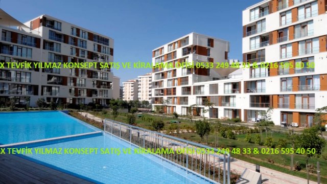 İSTANBUL PENDİK KURTKÖY DUMANKAYA KONSEPT İSTANBUL PROJESİN DE GÜNEY CEPHE 1+1 SATILIK BAHÇEKATI DAİRE