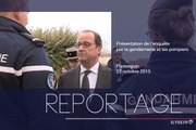 [REPORTAGE] Présentation de l'enquête par les gendarmes et pompiers de Puisseguin