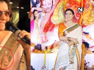 Shocking! Kajol Shows Obscene Gesture