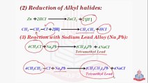Reactions of Alkyl Hailides [( Wurtz Synthesis ) , ( Reduction of Alkyl Halides ) , ( Reaction with Sodium Lead Alloy) ] &  Grignard Reagent