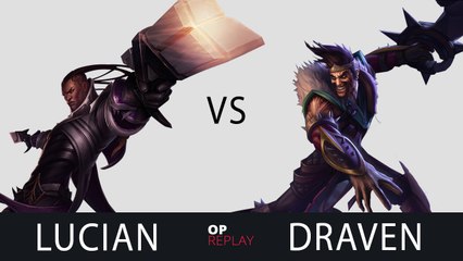 Lucian vs Draven - SKT T1 Faker KR LOL Master 10LP
