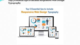 Top 5 Essential tips to include Responsive Web Design Typography