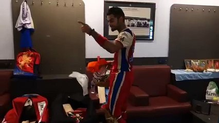 Virat kohli, Chris gayle, Ab devillers fun after the match -