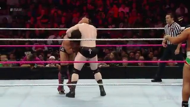 Dolph Ziggler, Cesaro & Neville vs. Rusev, Sheamus & King Barrett- Raw, October 19, 2015