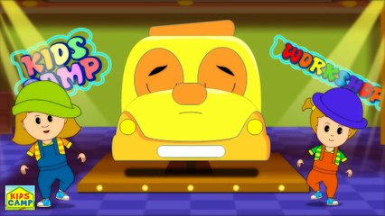 Wheels On The Bus Go Round And Round | Nursery Rhymes | Popular Rhymes from Kidscamp