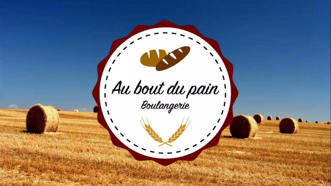 Publicité pour la boulangerie "Au bout du pain"