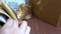 Authentic air jordan 6 gold