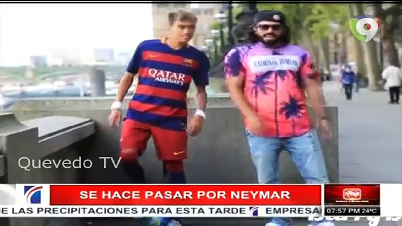 Se hace pasar por Neymar Jr y logra conquistar muchas chicas