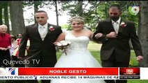 Padre paró la boda de su hija para que padrastro de ella desfilara con ambos