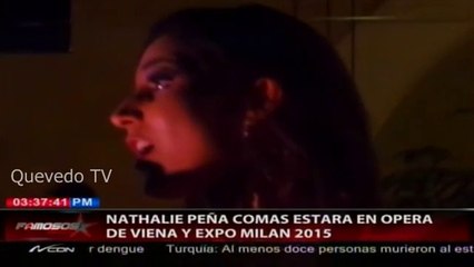Nathalie Peña-Comas en ópera de Viena y en la Expo Milán 2015