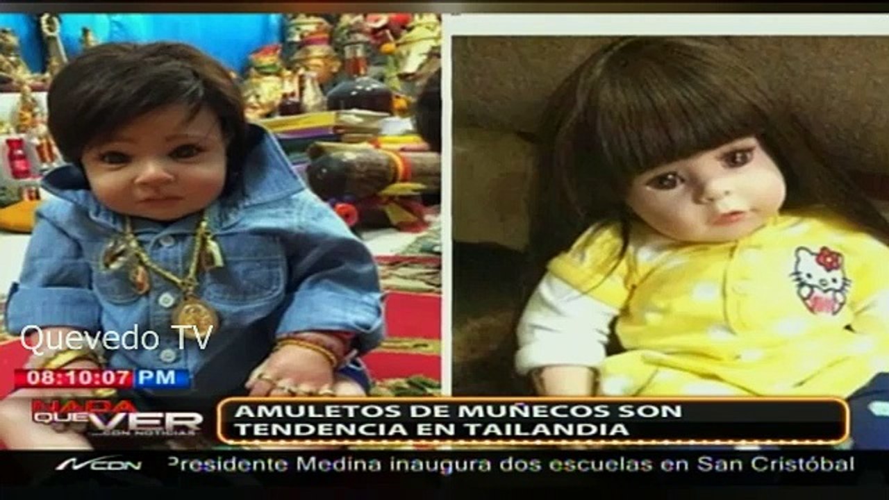 Muñecos poseídos se usan de amuletos en Tailandia