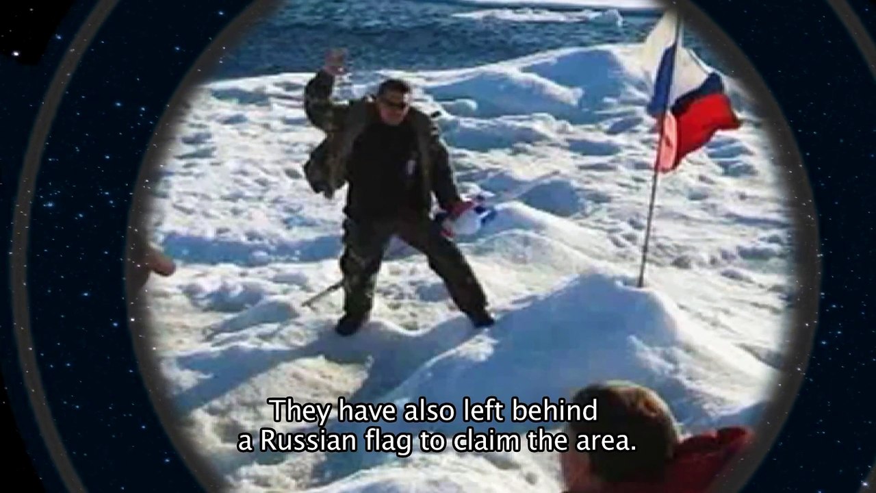 Cet allemand part à la conquête du pole nord pour virer le drapeau russe!