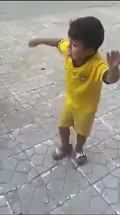 dancing by a boy