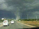 Today at Kashmir highway near sundybazarIslamabad  storms bring mini tornado  Reporting by PCCNN Chaudhry Ilyas Sikandar