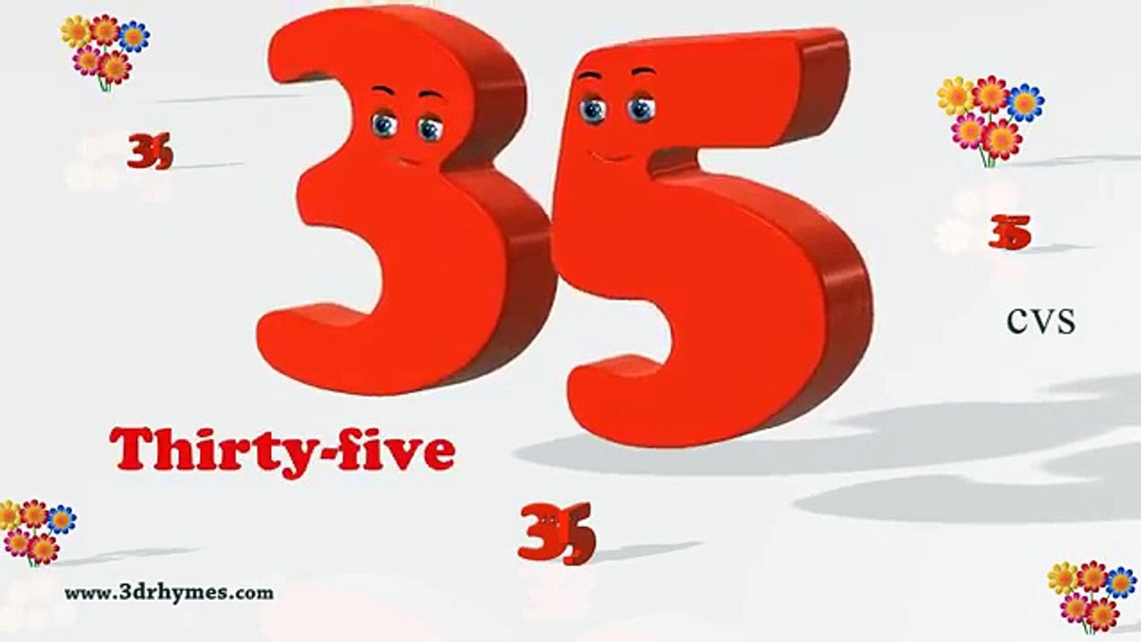 Learn Numbers Song One to Hundred Counting- 3D Animation English Numbers for children