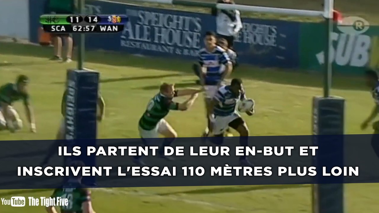Rugby: Ils partent de leur en-but et inscrivent l'essai 110 mètres plus loin