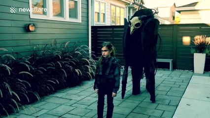 Dad and daughter make awesome Halloween costume duo