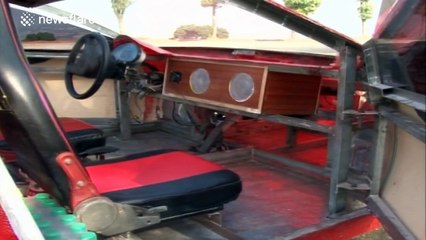 Primary school teacher builds sports car from scratch by himself