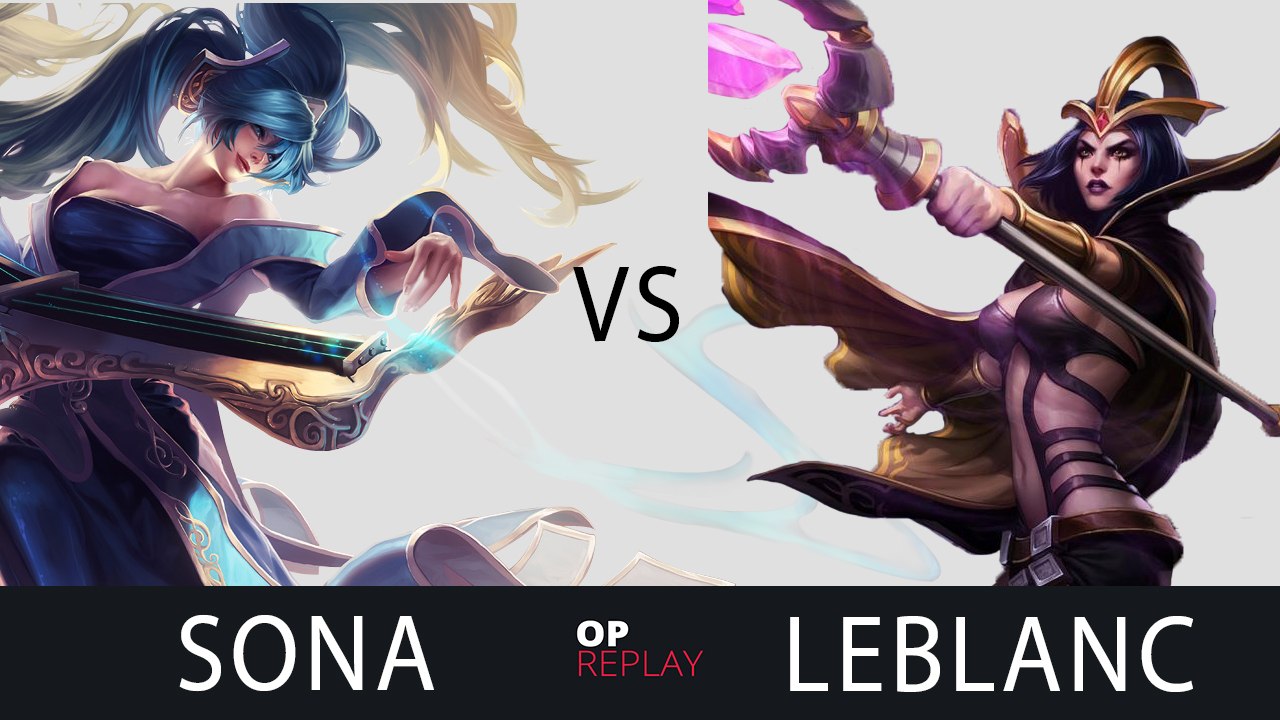 Sona vs LeBlanc - SKT T1 Faker  League of Legends Ranked Korean