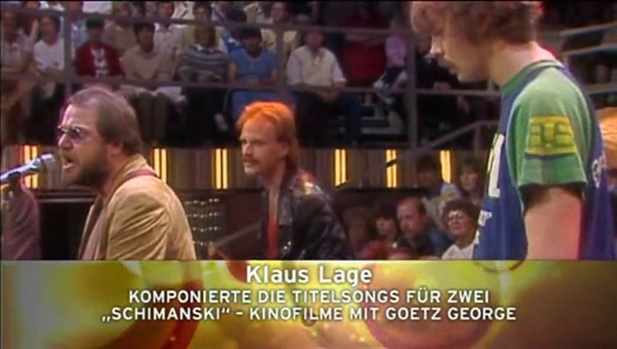 Klaus Lage Band - Tausend mal berührt (1000 und 1 Nacht (Zoom) 1984