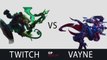 Twitch vs Vayne - EDG Deft vs SKT T1 Faker, KR LOL Challenger 1045LP