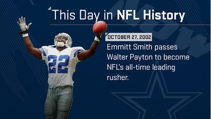 Throwback: Emmitt Smith breaks rushing record