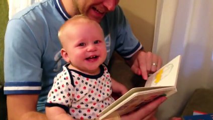 Baby Discovers A Hilarious Book