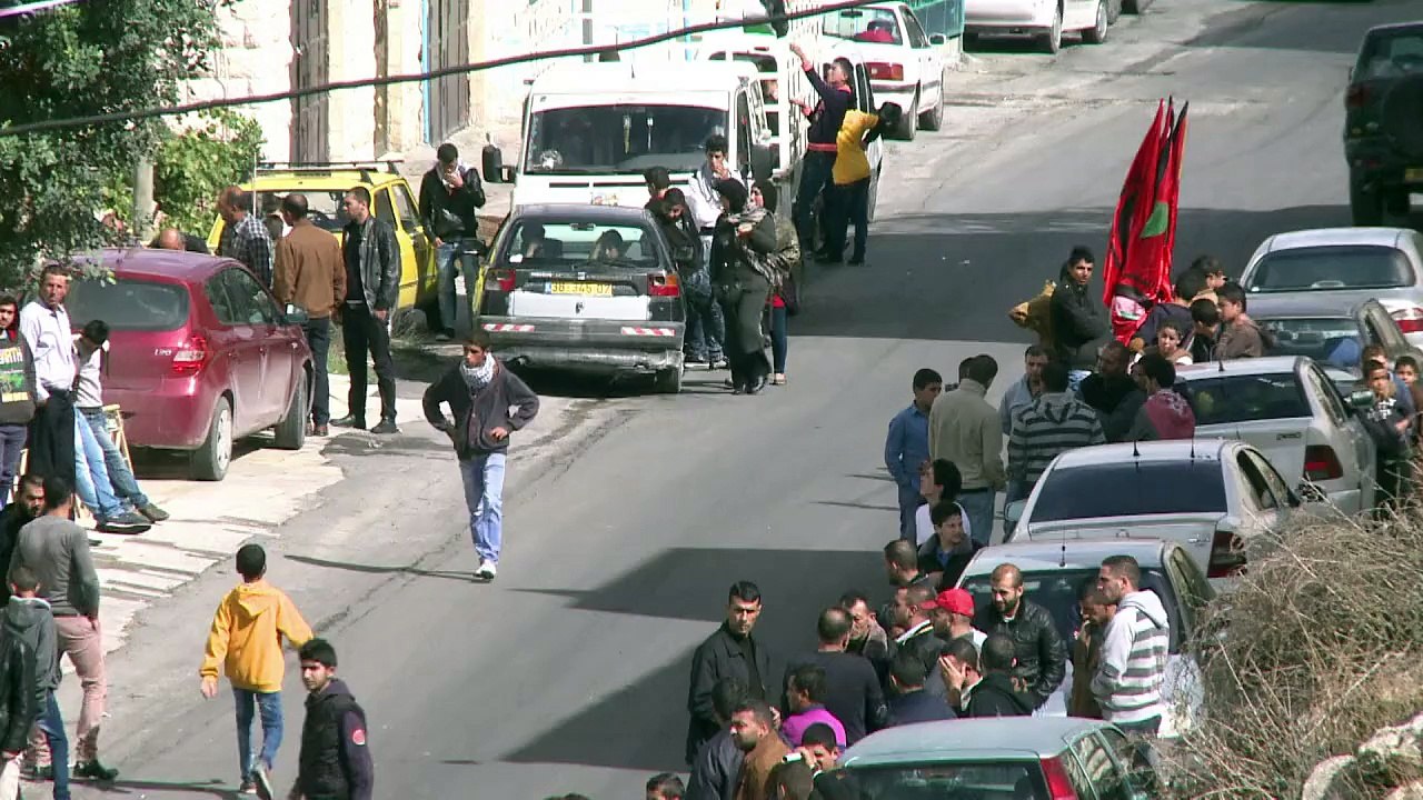 Funeral of Palestinian killed in clashes with Israeli troops