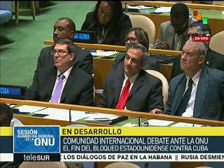 Venezuela reitera su rechazo al bloqueo contra Cuba ante la ONU