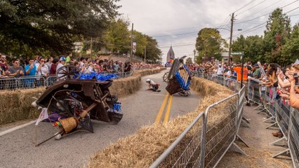 Hilarious Soapbox Crash Carnage | Red Bull Soapbox Atlanta 2015