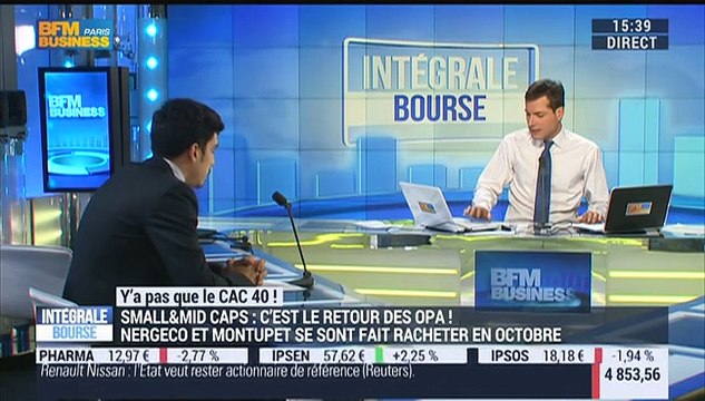 Y'a pas que le CAC: Il n'y a plus que 7 points d'écart entre le CAC Small et le CAC 40 , Éric Lewin - 27/10