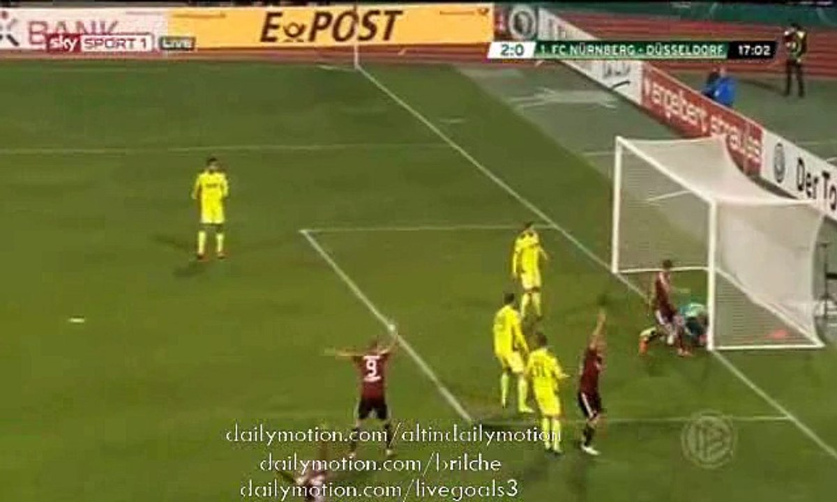 Hanno Behrens Great Goal - FC Nurnberg 2-0 Dusseldorf - DFB Pokal - 27.10.2015