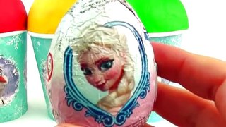 Play-Doh Surprise Eggs Disney Frozen Hello Kitty Toy Story Kinder Surprise Chocolate Eggs FluffyJet [Full Episode]
