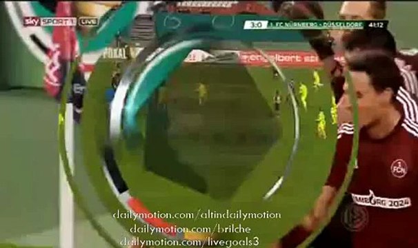 Niclas Fullkrug GOAL - FC Nurnberg 3-0 Dusseldorf - DFB Pokal - 27.10.2015
