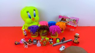 40 Play-Doh Surprise Eggs Kinder Surprise Looney Tunes Mickey Mouse Nu pogodi! Tom and Jer