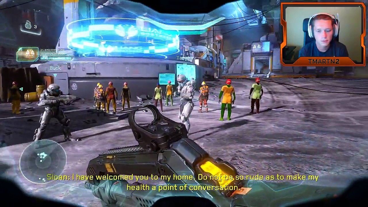 Halo 5- Guardians - Mission 4 - Meridian Station (Let's Play - Walkthrough - Gameplay)