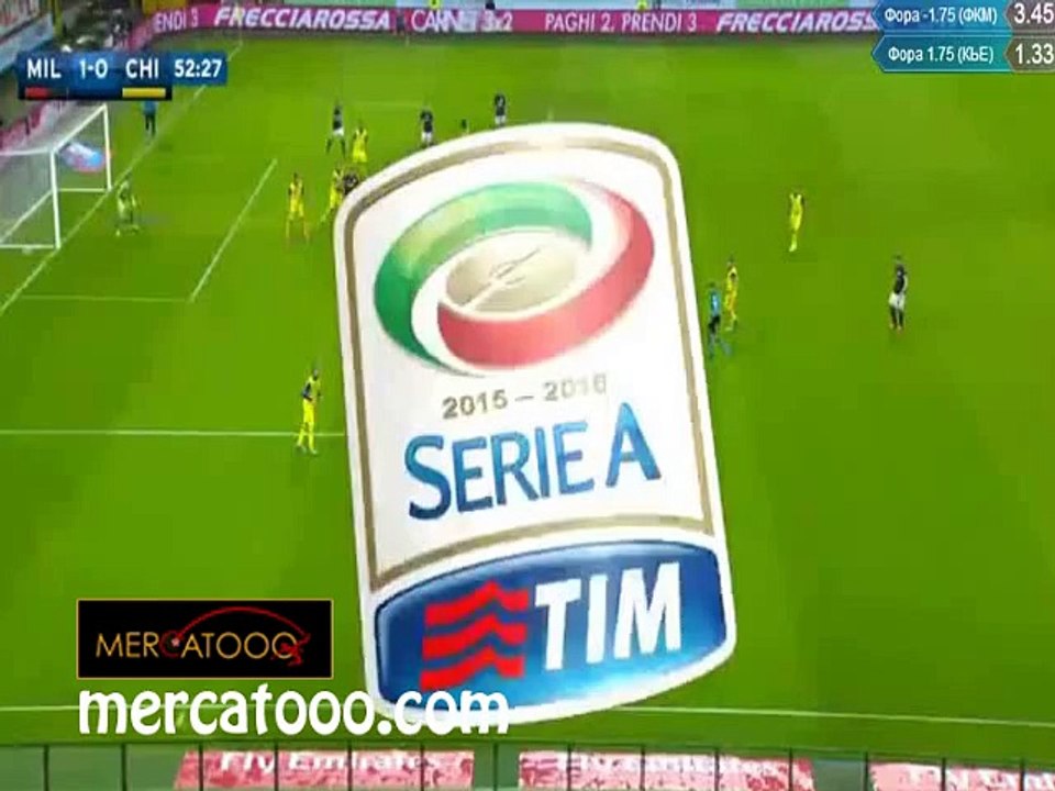 A اهداف مباراة ( ميلان 1-0 كييفو فيرونا )  الدوري الإيطالي الدرجة