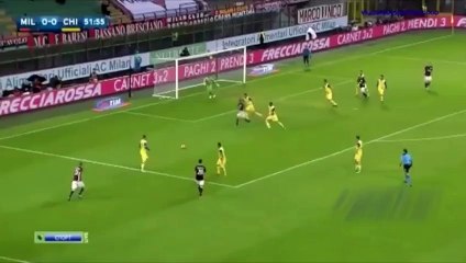 هدف فوز الميلان علي فيرونا ٢٨-١٠-٢٠١٥