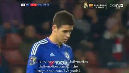 Chelsea 1st Big Chance - Stoke City v. Chelsea - Capital One Cup - 27.10.2015