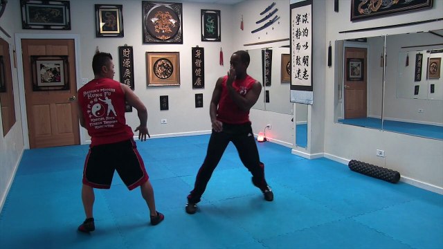 Safe Sparring - Sifu vs Shen - Light Contact - Oct 27 2015 - FMK Martial Arts
