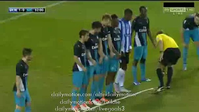 Petr Cech Incredible Save - Sheffield Wed. VS Arsenal - Capital ONE Cup - 27-10-2015 HD