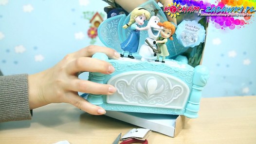 Disney Frozen - Musical Jewellery Box / Pudełko na Biżuterię z Pozytywką -  88516 - Recenzja - video dailymotion