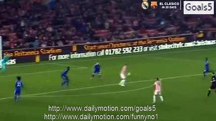 Jonathan Walters Goal Stoke 1 - 0 Chelsea Capital One Cup 27-10-2015