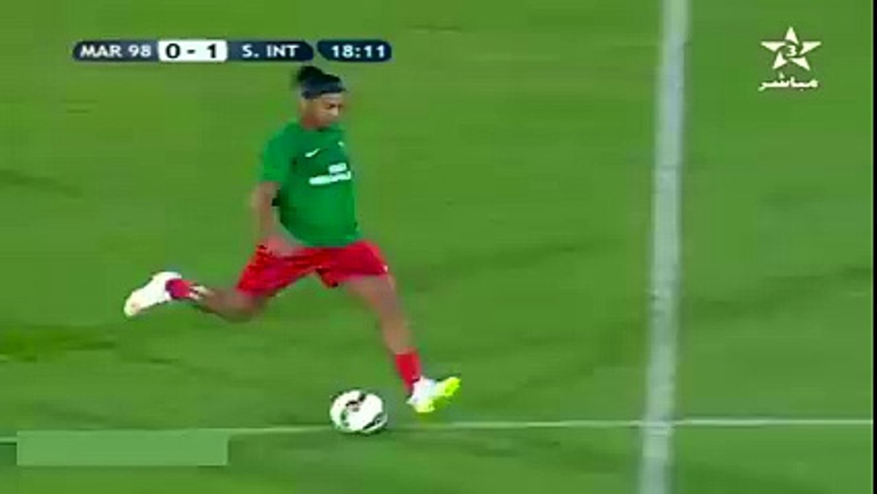 Ronaldinho régale au jubilé de Mustapha Hadji à Agadir